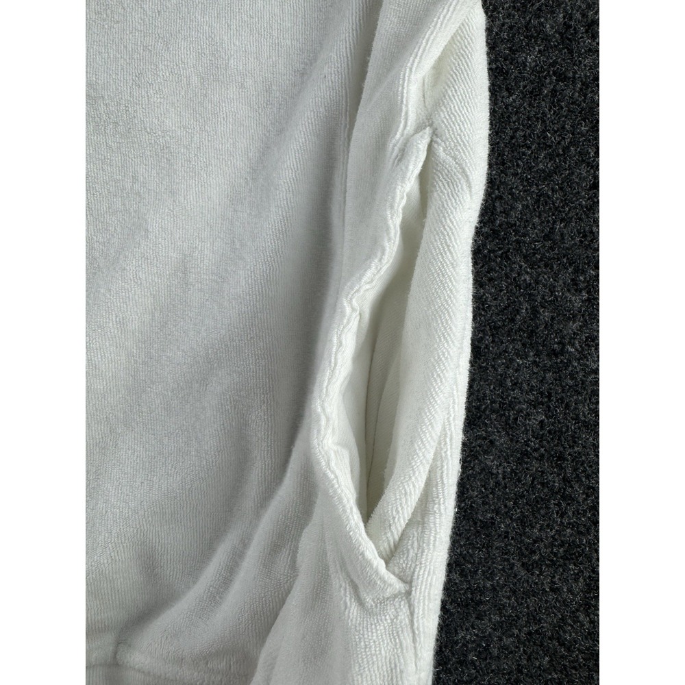 Vintage Polo Ralph Lauren Quarter Zip Terry Sweatshirt Mens L White - Picture 3 of 9